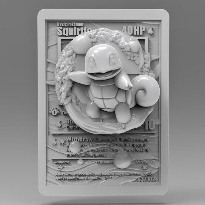 3d pokemon card art Base Set Charizard 3D Pokmon Card. This card marked a turning point for me. So much has happened since then & I will be embarking on a new chapter soon. People get