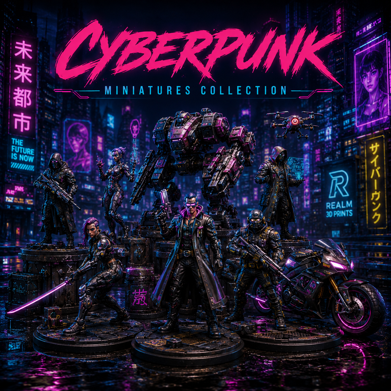 Cyberpunk Miniatures Collection