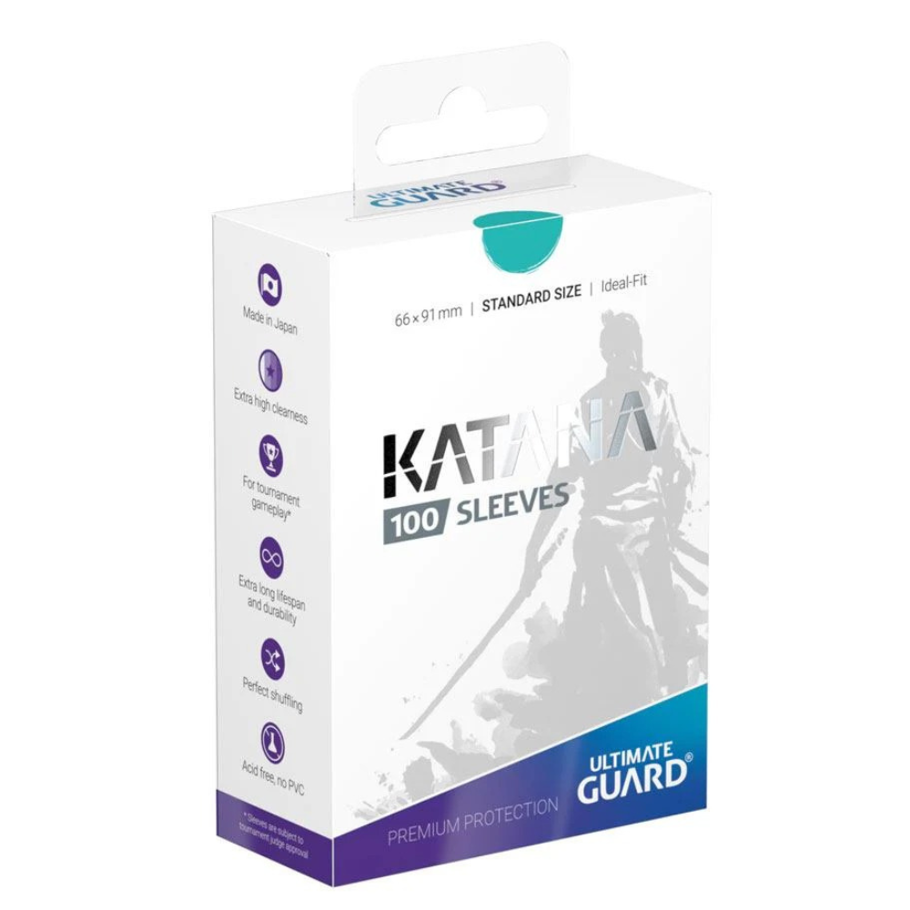 Ultimate Guard Katana Sleeves Standard Size Turquoise (100)