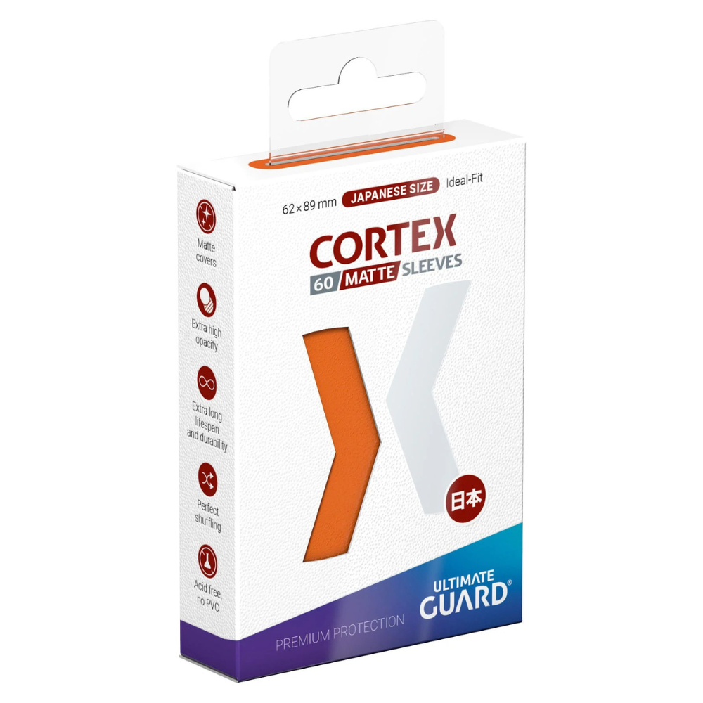 Ultimate Guard Cortex Sleeves Matte Japanese Size (60) - Orange