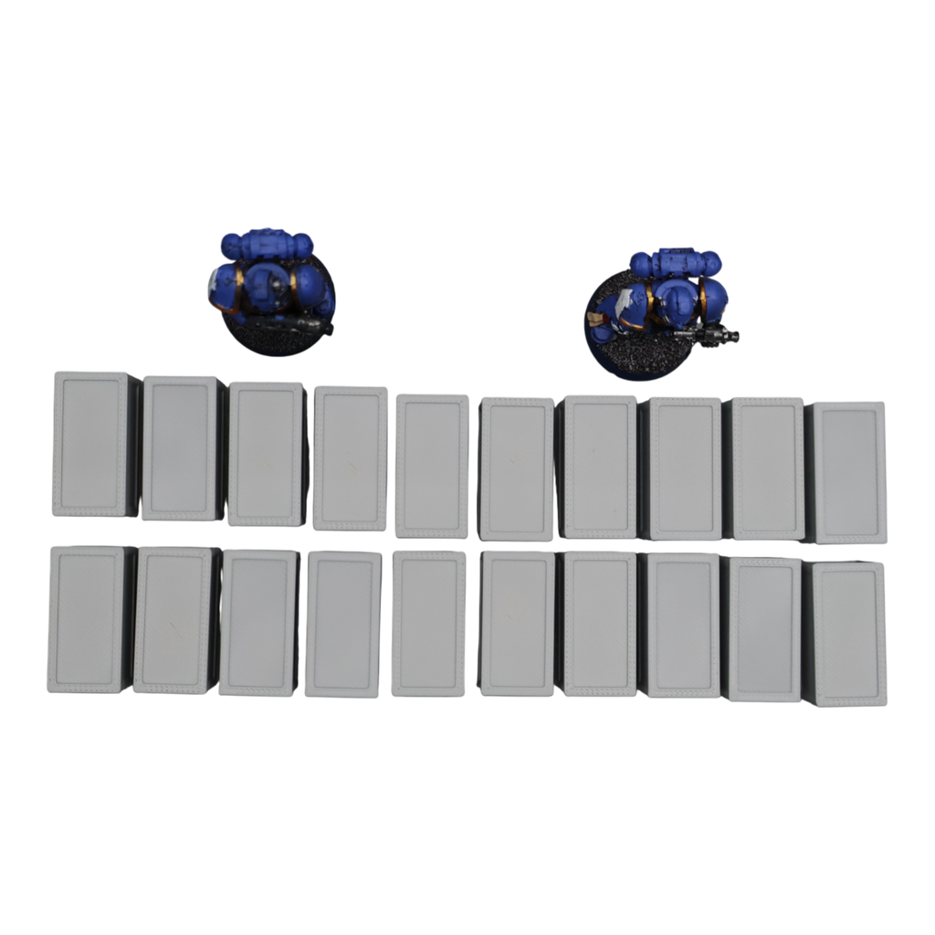 Crates x20 - 28mm Wargaming Scatter Terrain Scenery Tabletop Miniature