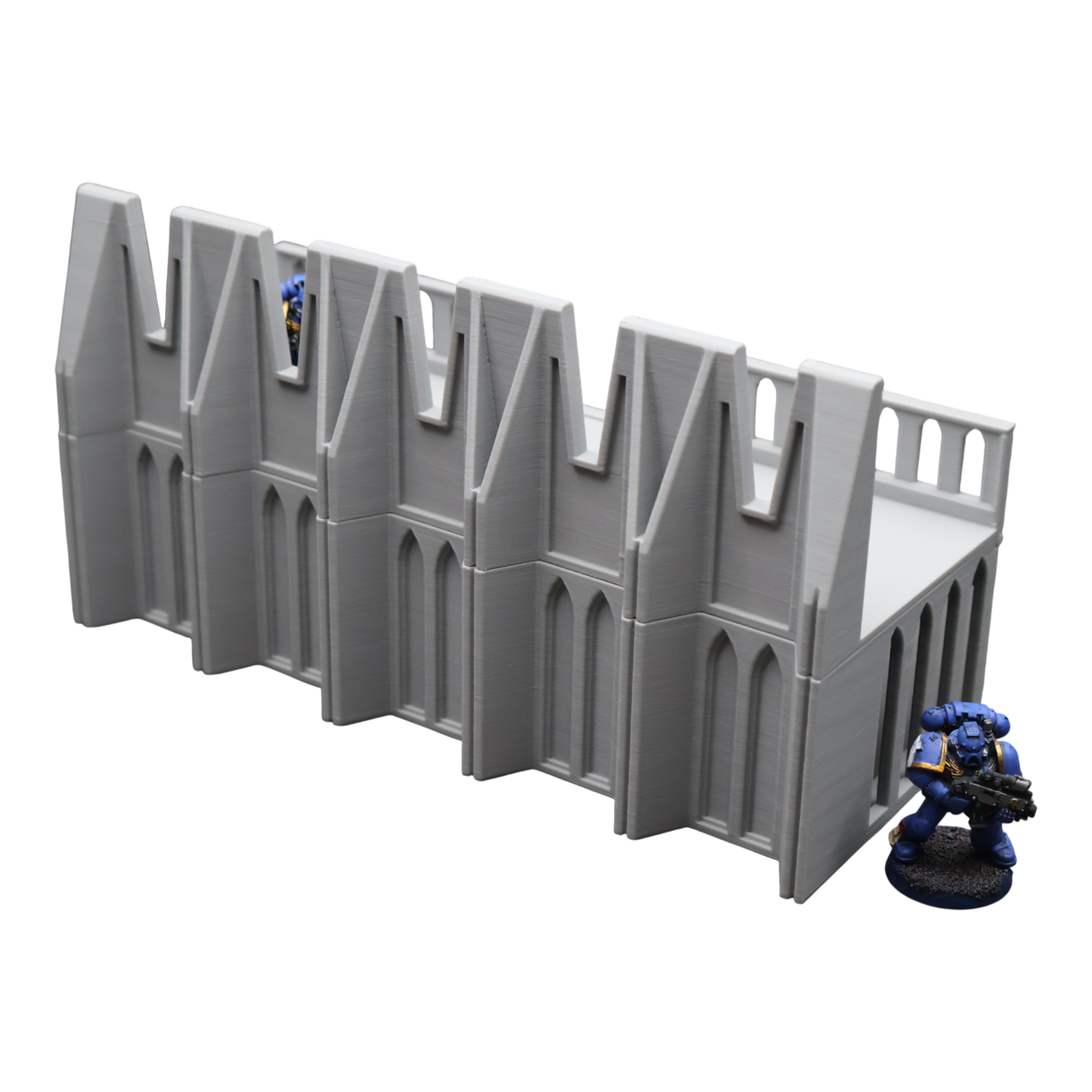 Base Wall - 28mm Wargaming Scatter Terrain Scenery Tabletop Miniature