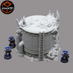Hive Infected Silo #1 - 28mm Wargaming Scatter Terrain Scenery Tabletop