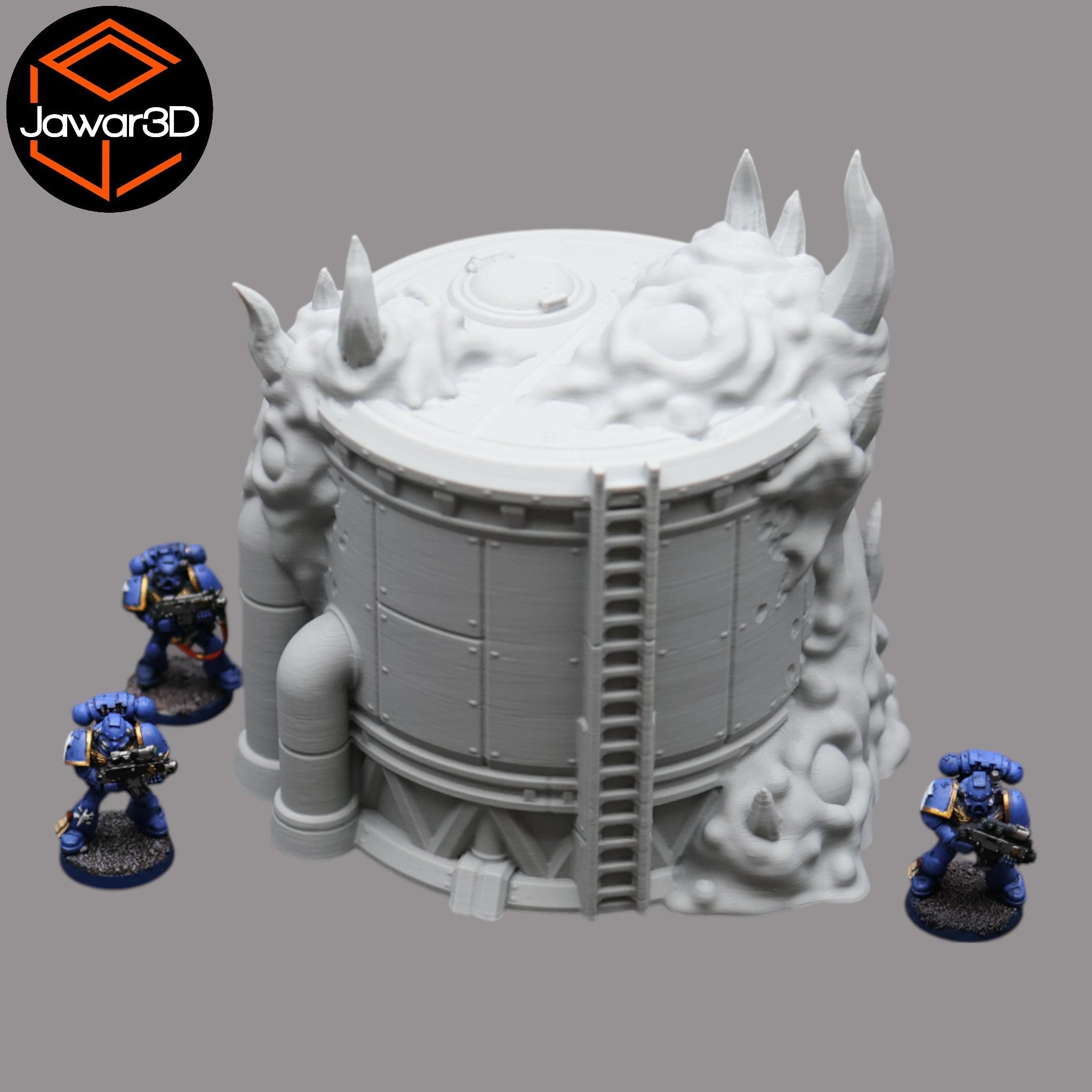 Hive Infected Silo #1 - 28mm Wargaming Scatter Terrain Scenery Tabletop