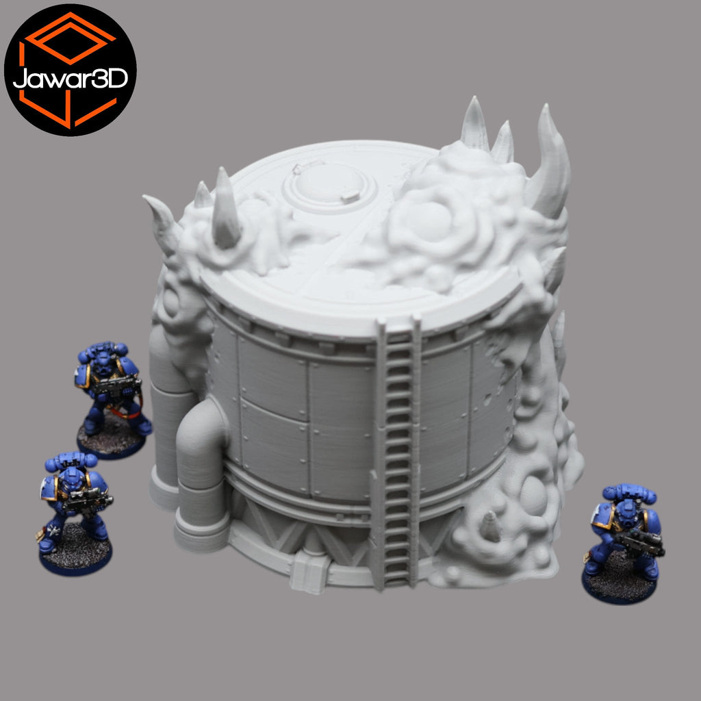 Hive Infected Silo #1 - 28mm Wargaming Scatter Terrain Scenery Tabletop