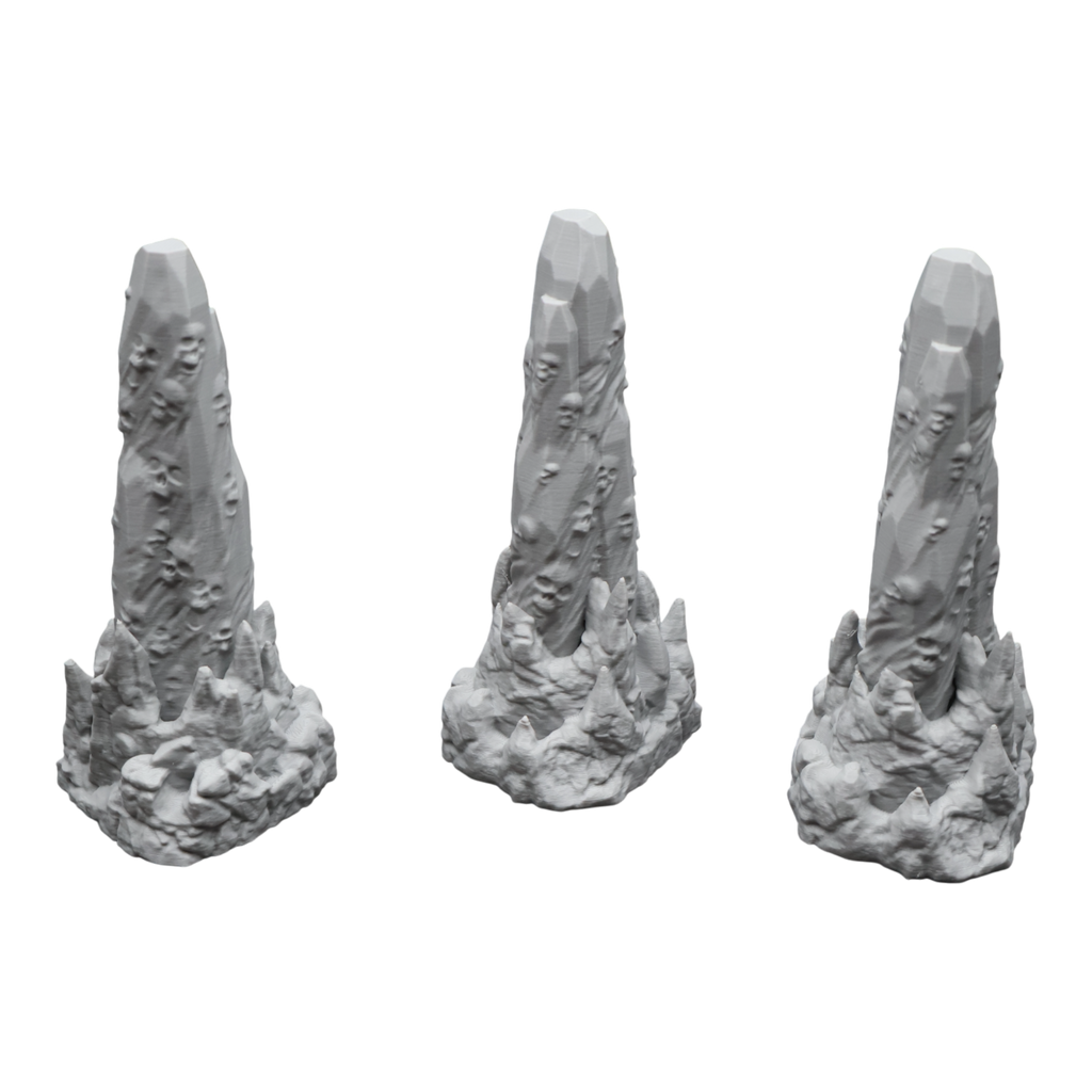 Haunted Rock x3 - 28mm Wargaming Scatter Terrain Scenery Tabletop Miniature