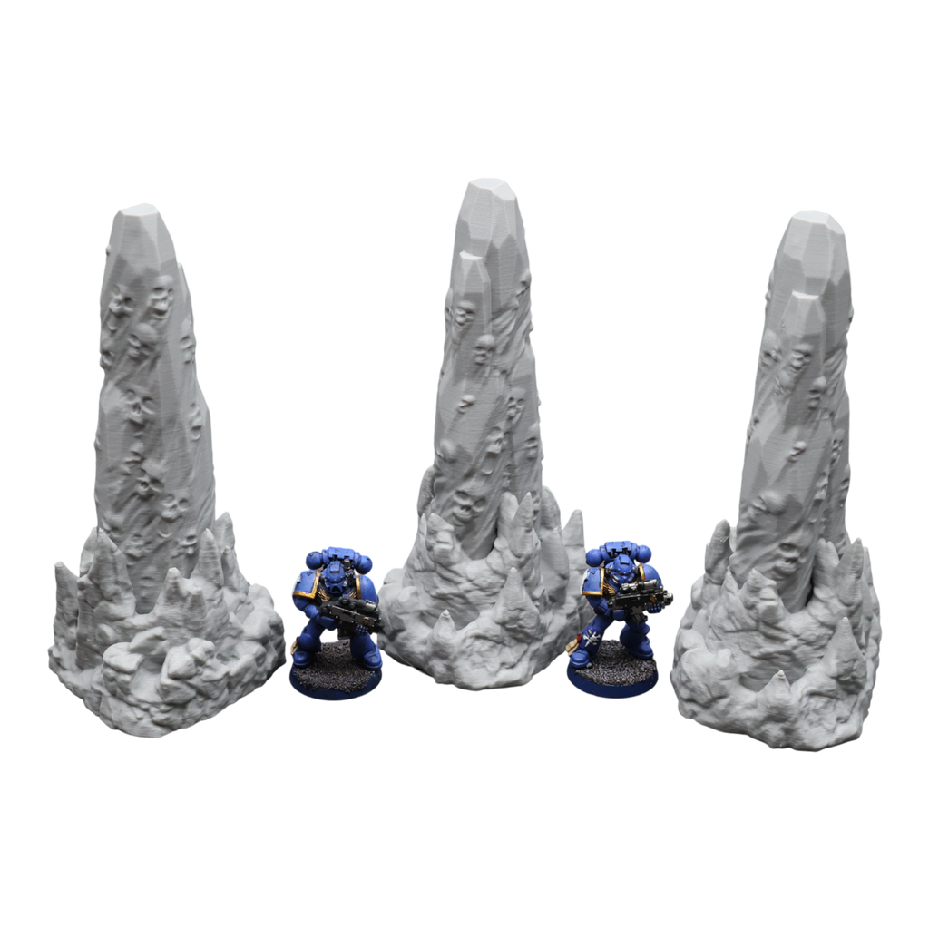 Haunted Rock x3 - 28mm Wargaming Scatter Terrain Scenery Tabletop Miniature