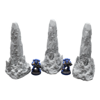 Haunted Rock x3 - 28mm Wargaming Scatter Terrain Scenery Tabletop Miniature