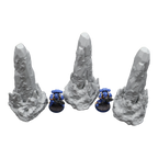 Haunted Rock x3 - 28mm Wargaming Scatter Terrain Scenery Tabletop Miniature