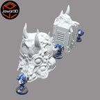 Hive Infected Buildings #1 - 28mm Wargaming Scatter Terrain Scenery Tabletop