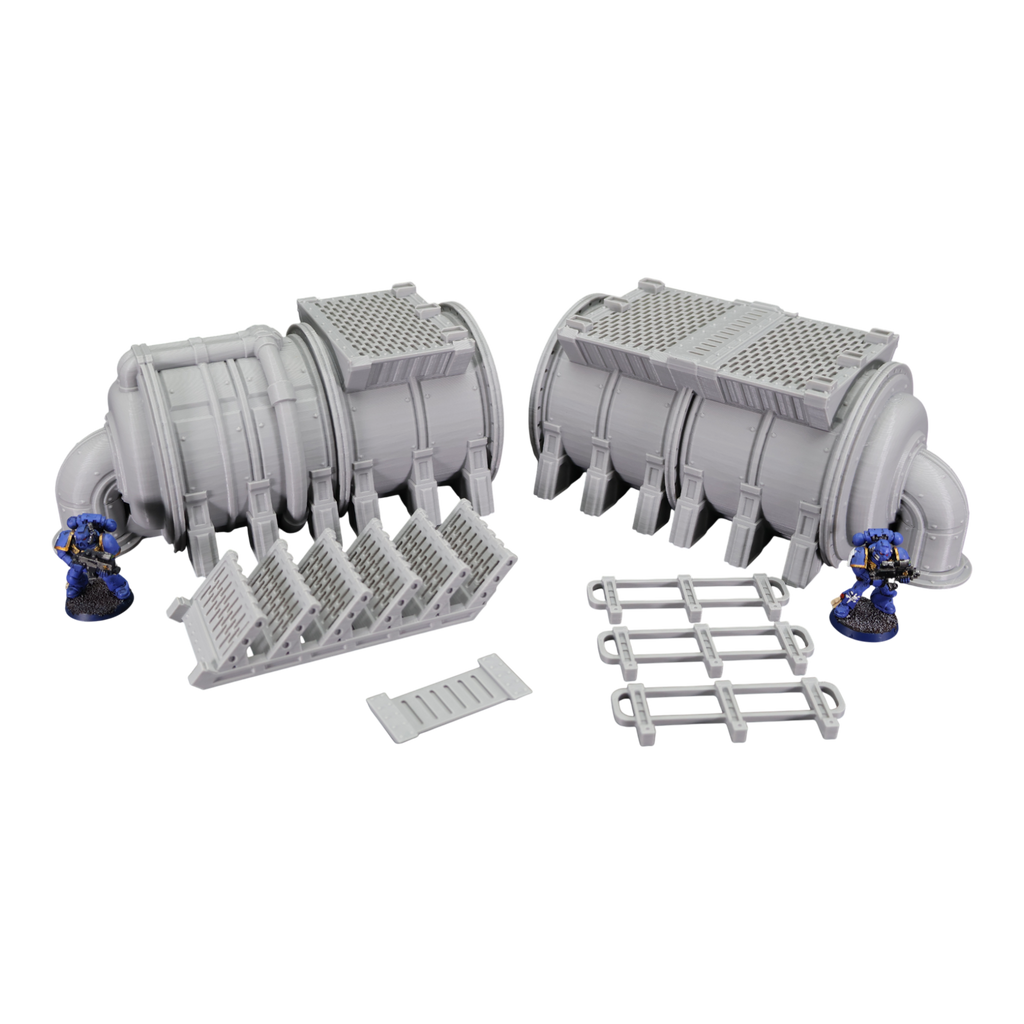 Nyxar Vats - 28mm Wargaming Scatter Terrain Scenery Tabletop Miniature