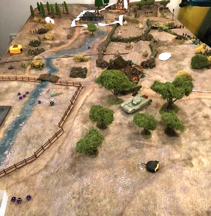 Partisan wargaming mat