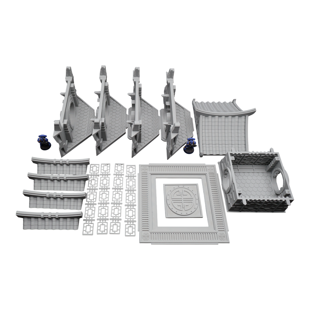 Draven Temple - 28mm Wargaming Scatter Terrain Scenery Tabletop Miniature