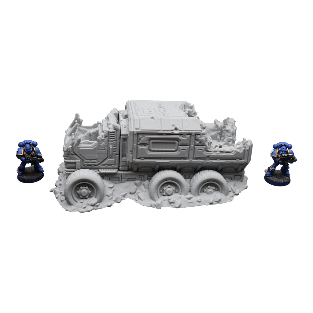 District 12 Vehicle #1 -28mm Wargaming Scatter Terrain Scenery Tabletop Miniature