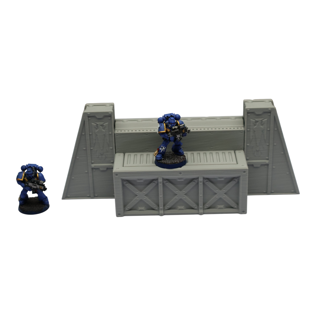 Imperial Walls - 28mm Wargaming Scatter Terrain Scenery Tabletop Miniature