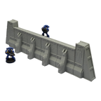 Imperial Walls - 28mm Wargaming Scatter Terrain Scenery Tabletop Miniature