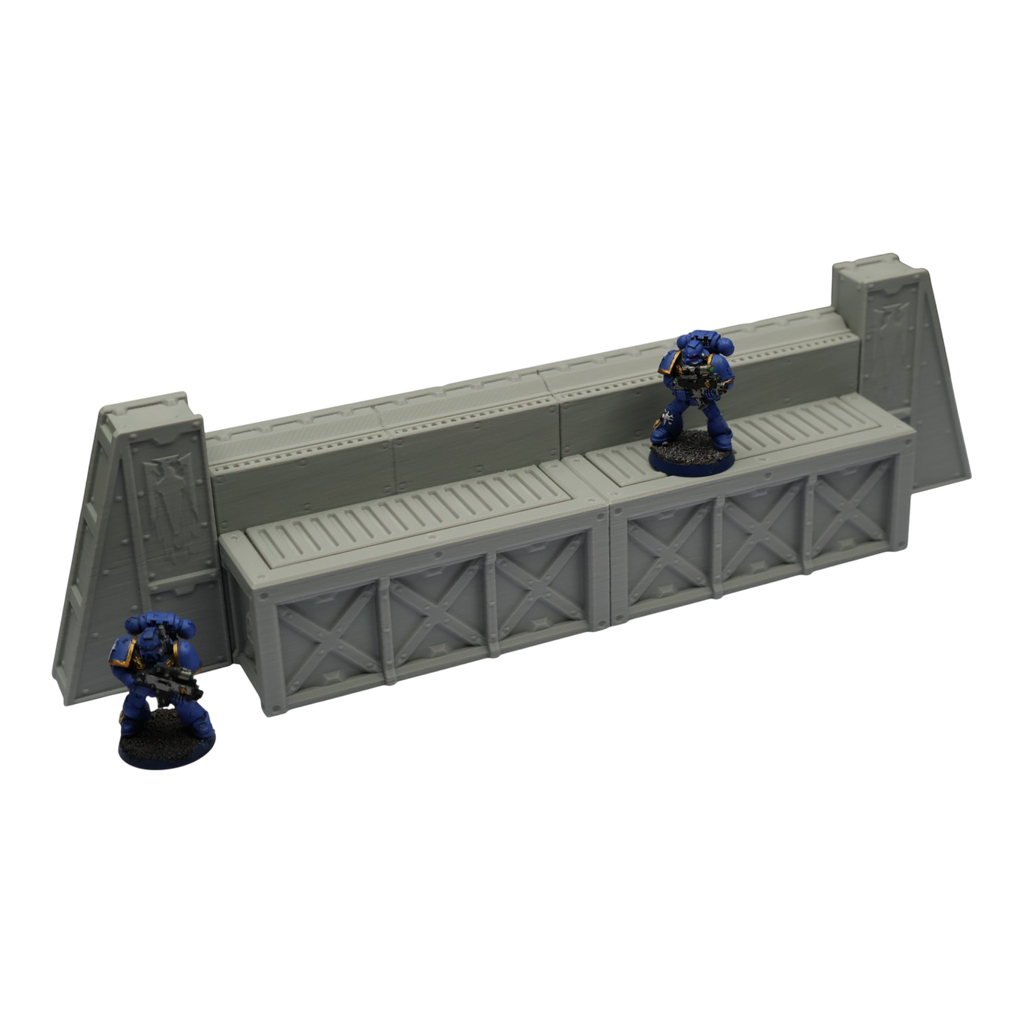 Imperial Walls - 28mm Wargaming Scatter Terrain Scenery Tabletop Miniature