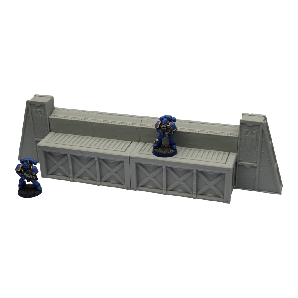 Imperial Walls - 28mm Wargaming Scatter Terrain Scenery Tabletop Miniature