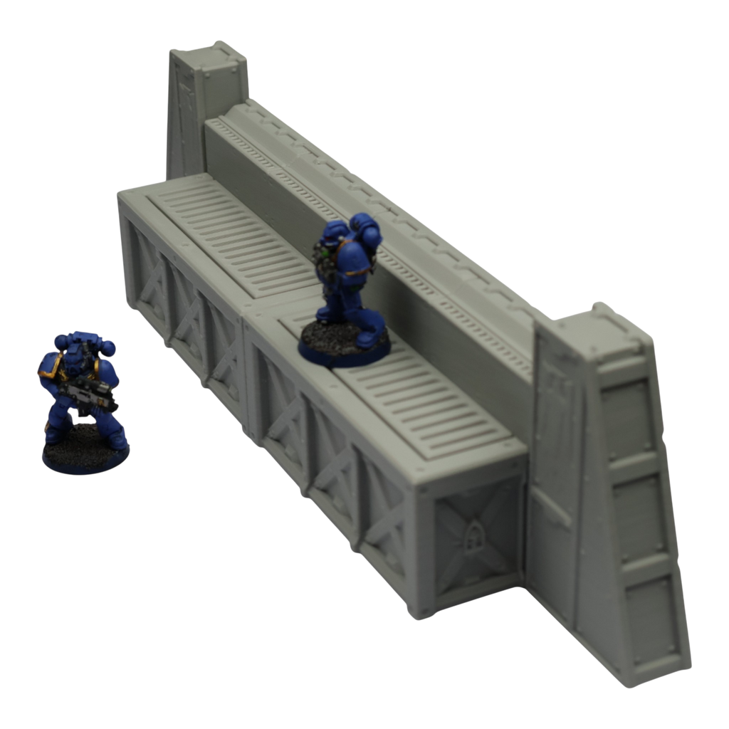 Imperial Walls - 28mm Wargaming Scatter Terrain Scenery Tabletop Miniature