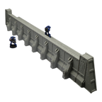 Imperial Walls - 28mm Wargaming Scatter Terrain Scenery Tabletop Miniature