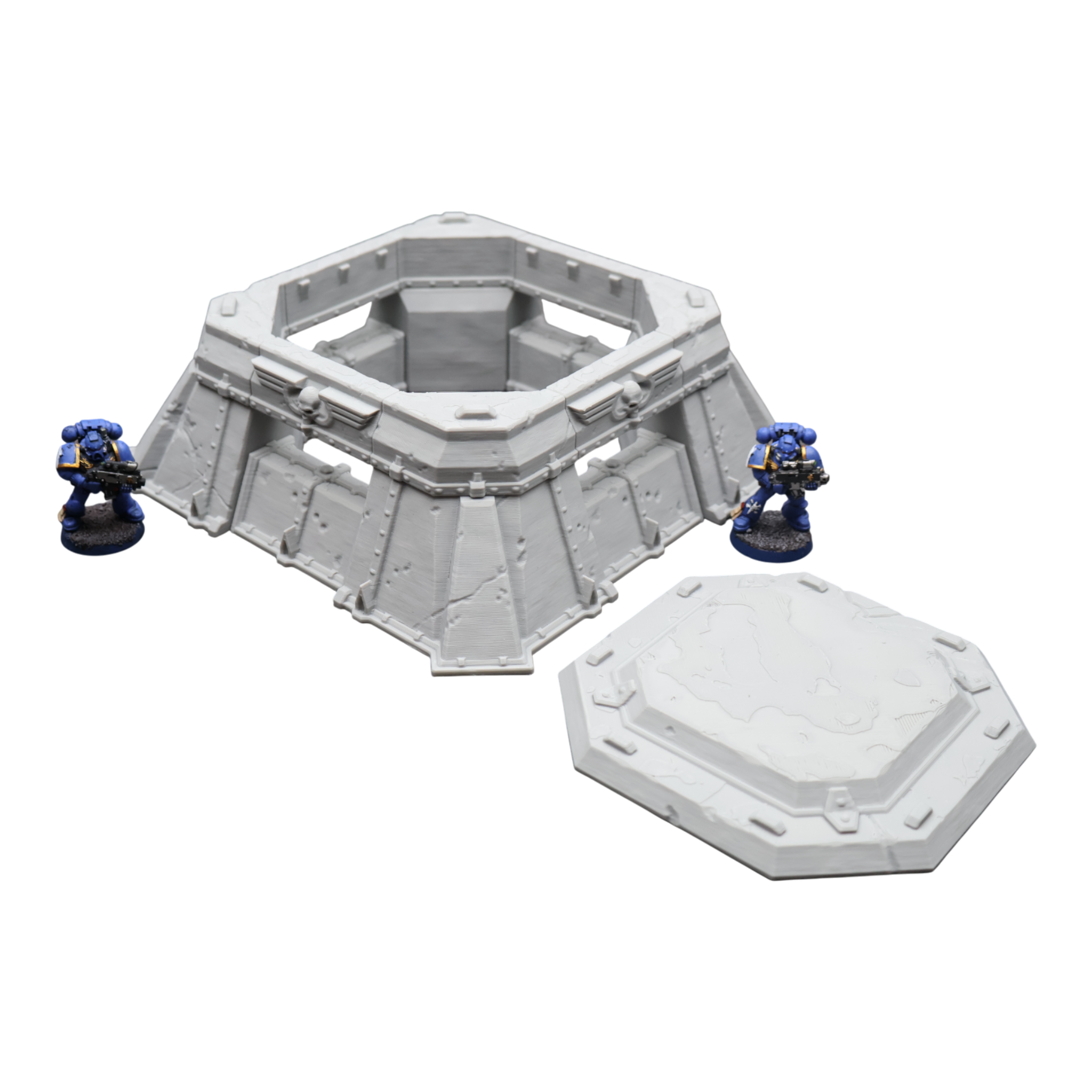 Trench Bunkers (3 sizes) - 28mm Wargaming Scatter Terrain Scenery Tabletop