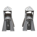 Command Station Watch Tower x2 - 28mm Wargaming Scatter Terrain Scenery Tabletop