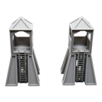 Command Station Watch Tower x2 - 28mm Wargaming Scatter Terrain Scenery Tabletop