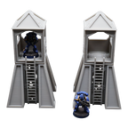 Command Station Watch Tower x2 - 28mm Wargaming Scatter Terrain Scenery Tabletop