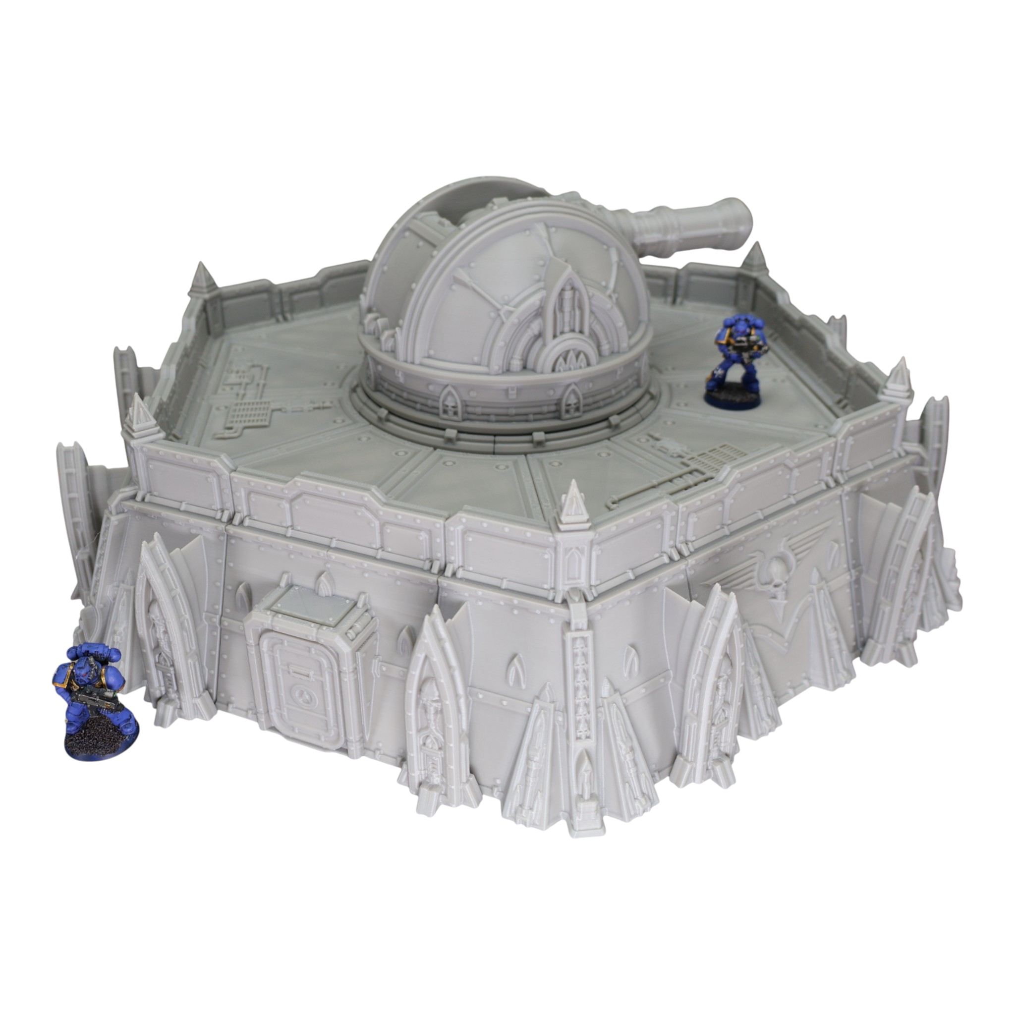 Defense Turret Platform - 28mm Wargaming Scatter Terrain Scenery Tabletop