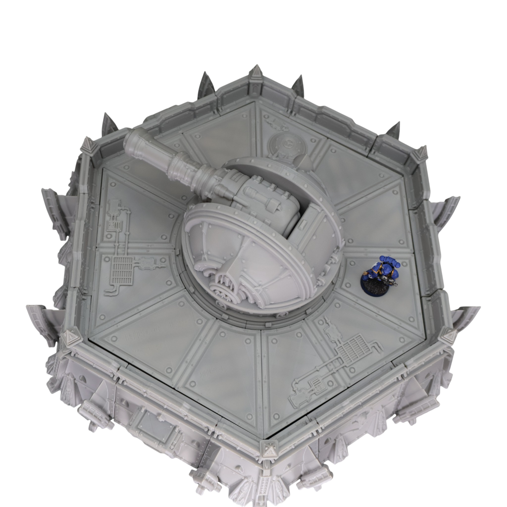 Defense Turret Platform - 28mm Wargaming Scatter Terrain Scenery Tabletop