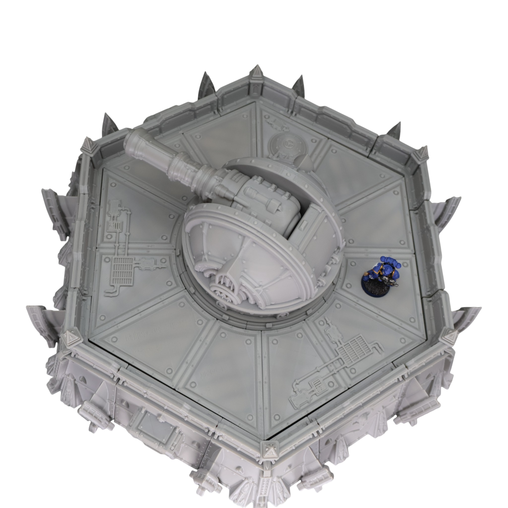 Defense Turret Platform - 28mm Wargaming Scatter Terrain Scenery Tabletop