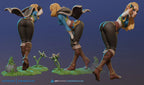Princess of the Wilds | Pin-Up Statue Fan Art Miniature Unpainted | Dinamuu3D
