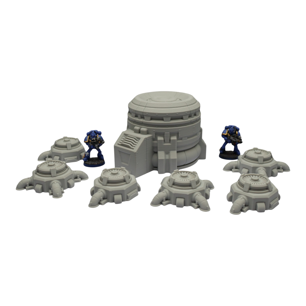 Turbine Fans - 28mm Wargaming Scatter Terrain Scenery Tabletop Grimdark