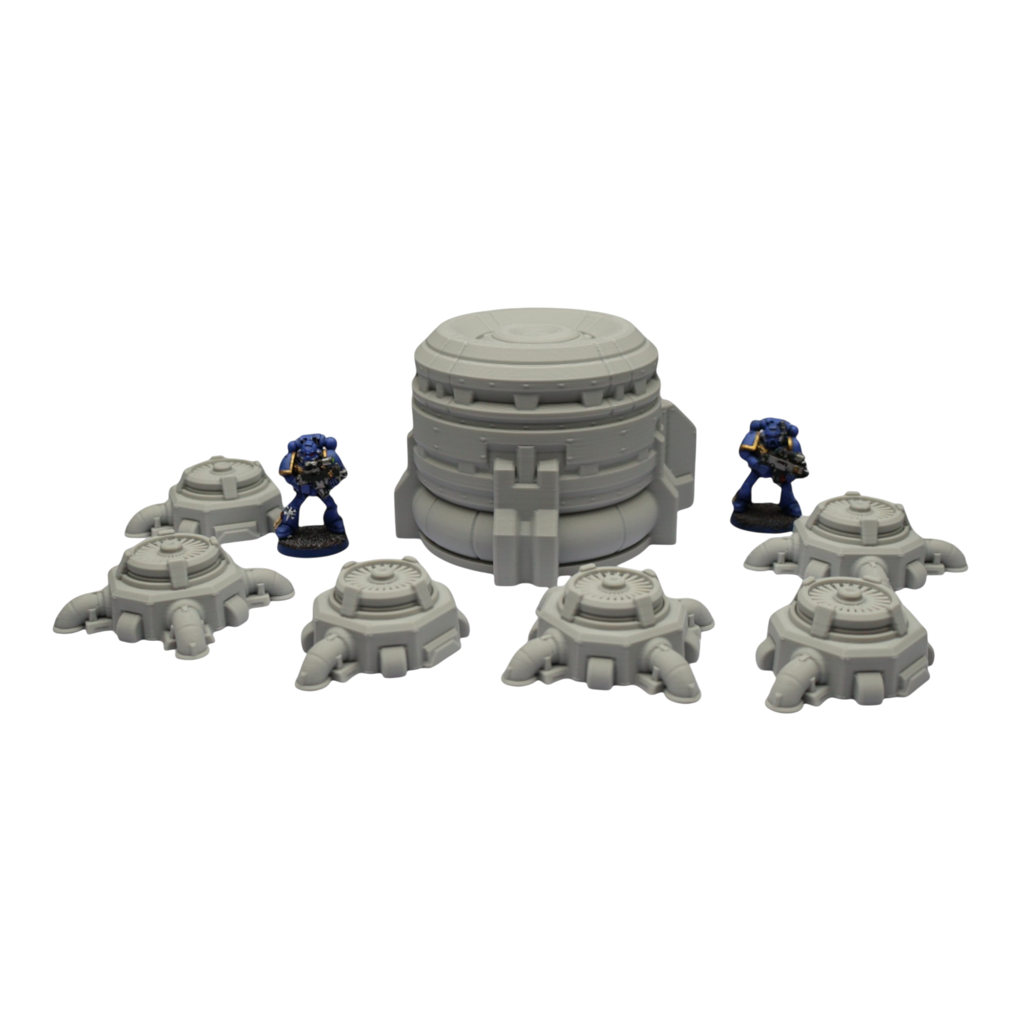 Turbine Fans - 28mm Wargaming Scatter Terrain Scenery Tabletop Grimdark