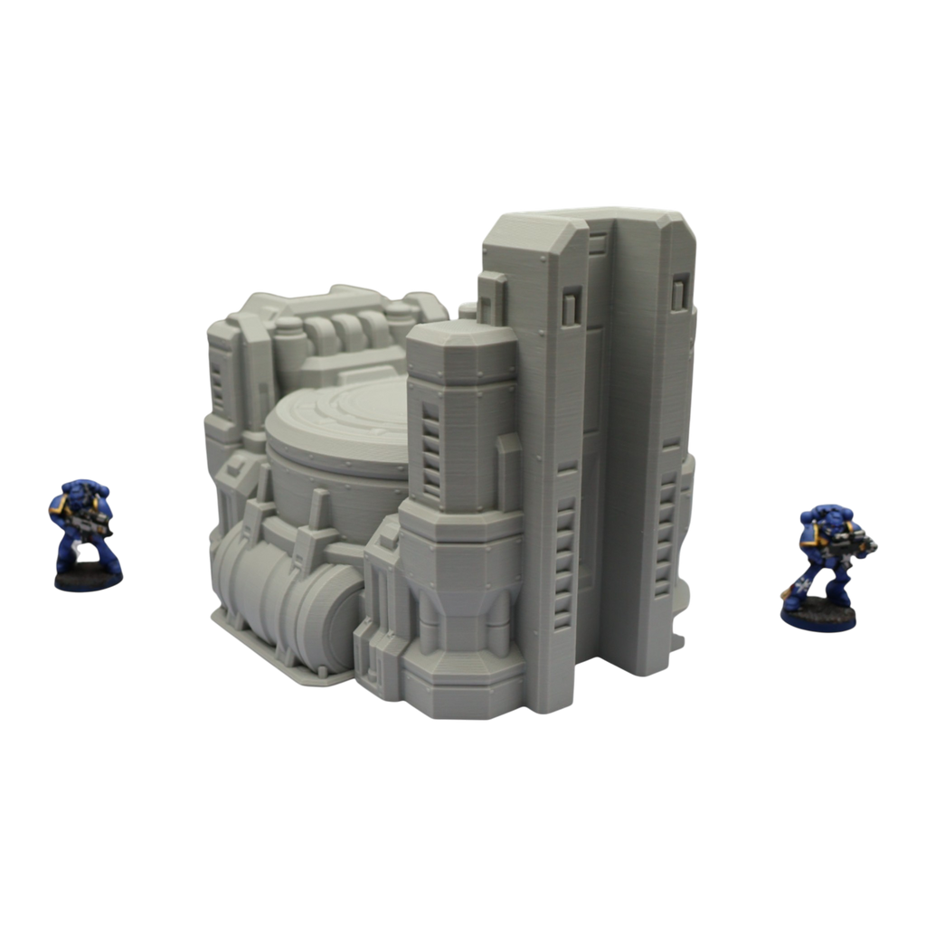 Nuclear Pump #3 - 28mm Wargaming Scatter Terrain Scenery Tabletop Grimdark