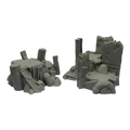 Debris #2 - 28mm Wargaming Scatter Terrain Scenery Tabletop Grimdark