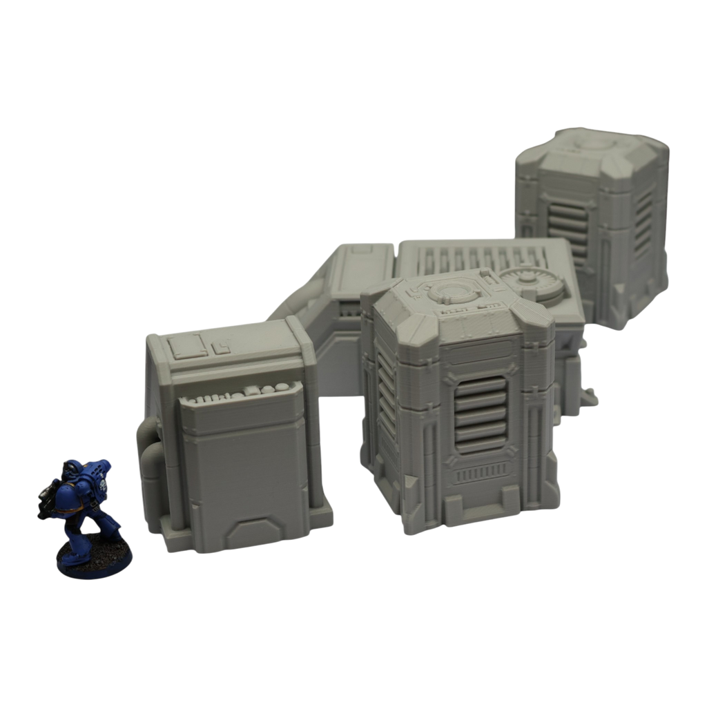 Generators Set #1 - 28mm Wargaming Scatter Terrain Scenery Tabletop Grimdark