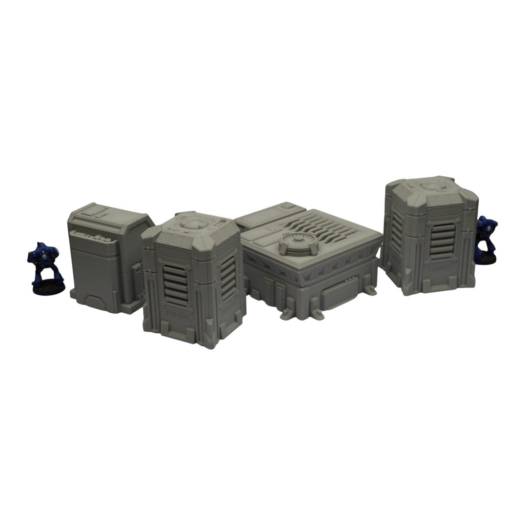 Generators Set #1 - 28mm Wargaming Scatter Terrain Scenery Tabletop Grimdark