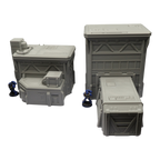 Fuel Station Set - 28mm Wargaming Scatter Terrain Scenery Tabletop Grimdark