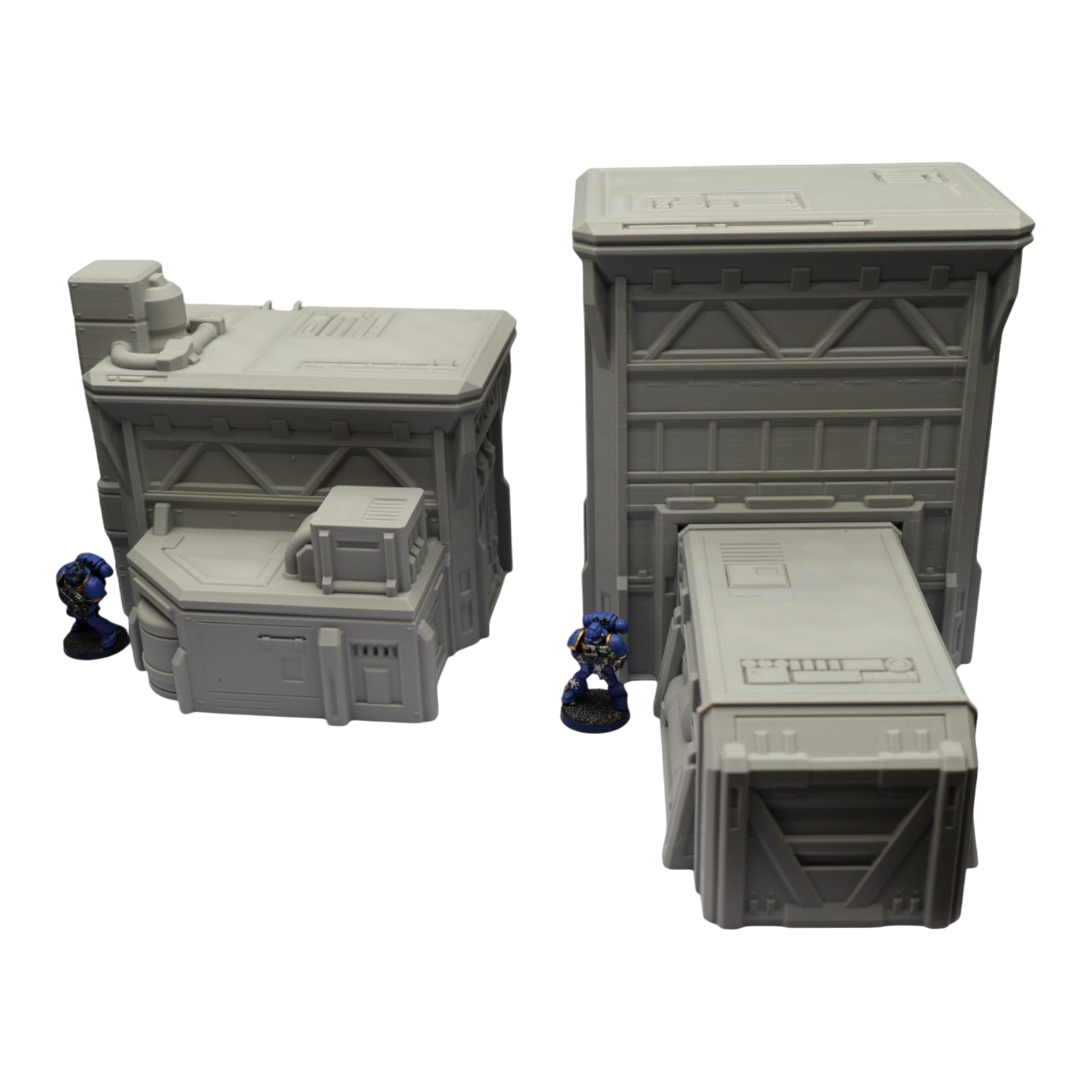 Fuel Station Set - 28mm Wargaming Scatter Terrain Scenery Tabletop Grimdark