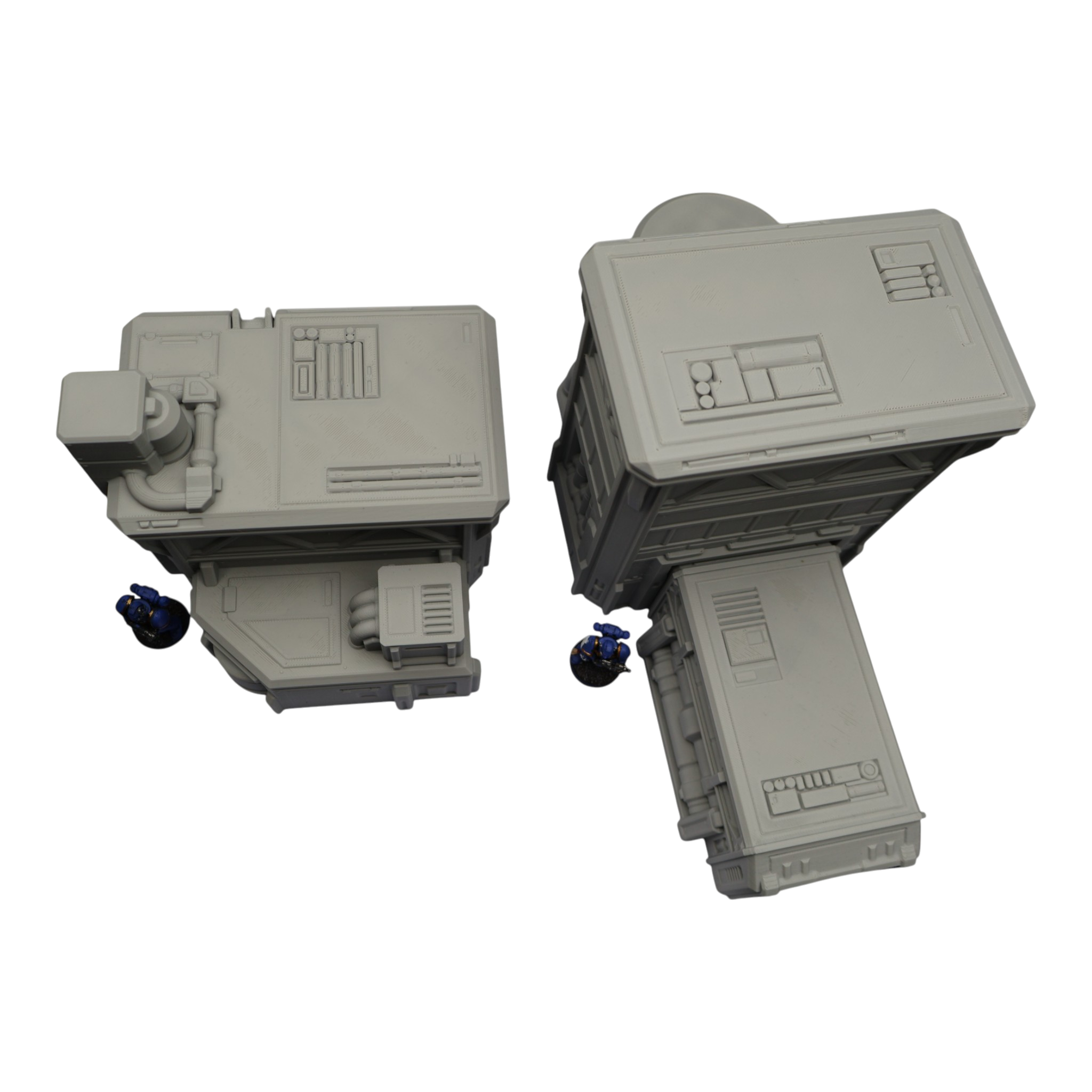 Fuel Station Set - 28mm Wargaming Scatter Terrain Scenery Tabletop Grimdark