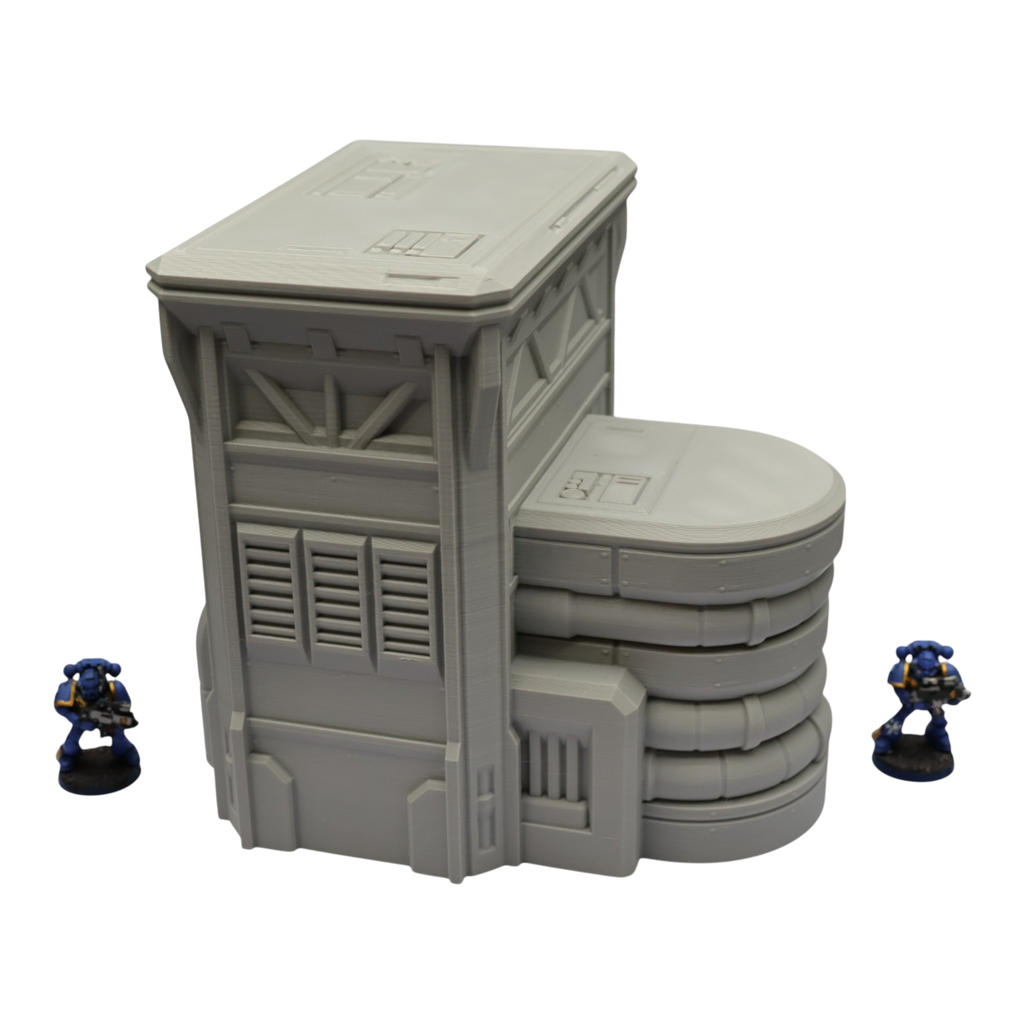 Fuel Station #1 - 28mm Wargaming Scatter Terrain Scenery Tabletop Grimdark