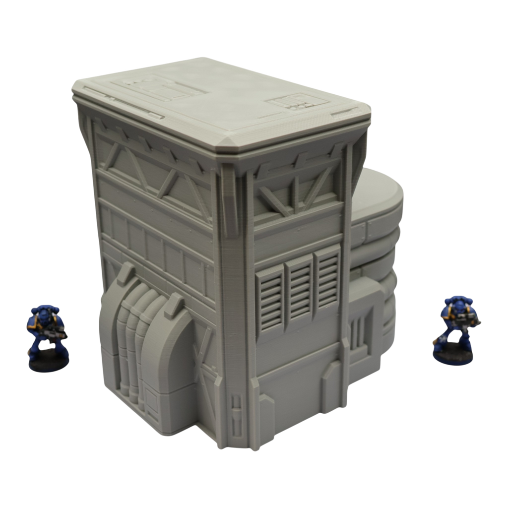 Fuel Station #1 - 28mm Wargaming Scatter Terrain Scenery Tabletop Grimdark