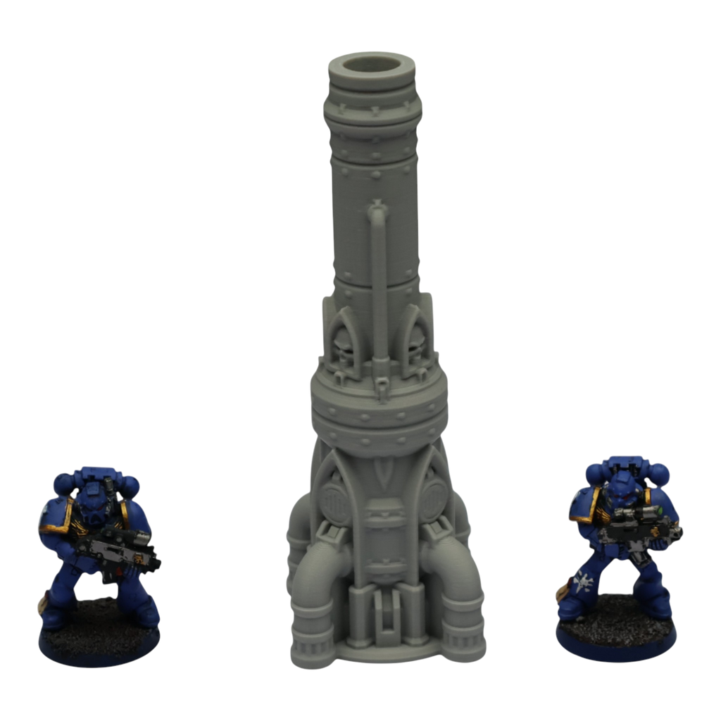 Single Smokestack - 28mm Wargaming Scatter Terrain Scenery Tabletop Grimdark