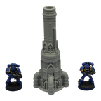 Single Smokestack - 28mm Wargaming Scatter Terrain Scenery Tabletop Grimdark