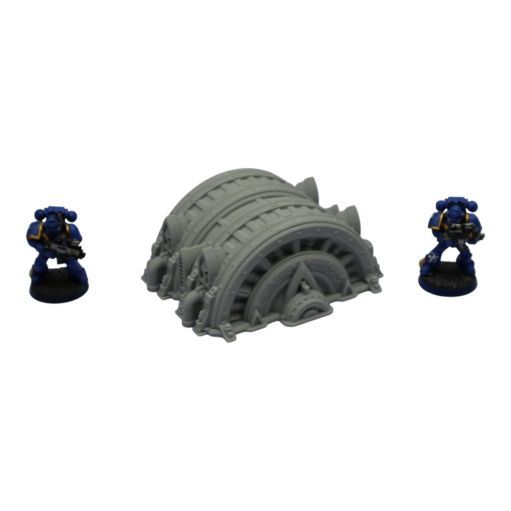 Dual Turbine - 28mm Wargaming Scatter Terrain Scenery Tabletop Grimdark