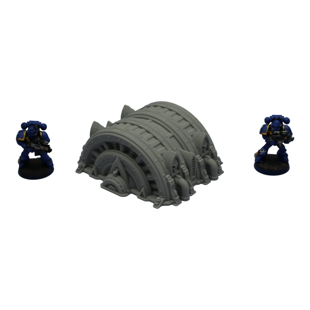 Dual Turbine - 28mm Wargaming Scatter Terrain Scenery Tabletop Grimdark