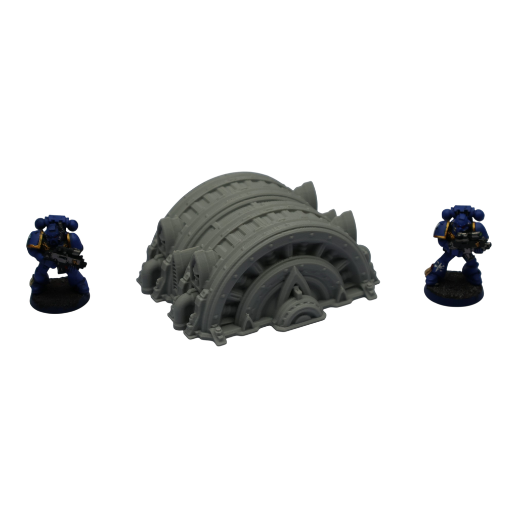Dual Turbine - 28mm Wargaming Scatter Terrain Scenery Tabletop Grimdark