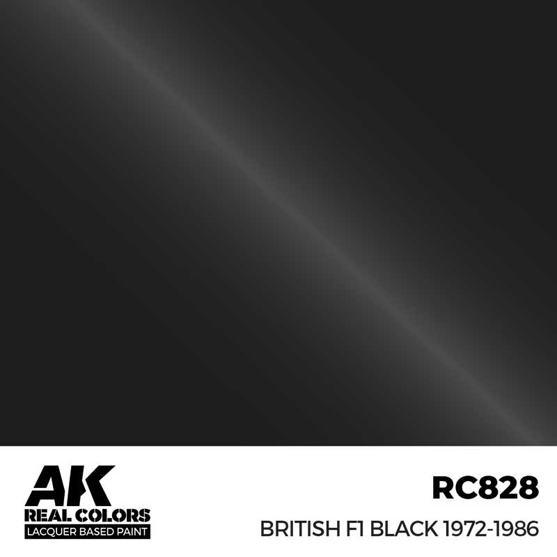 AK Interactive Real Colors - British F1 Black 1972-1986 17ml.