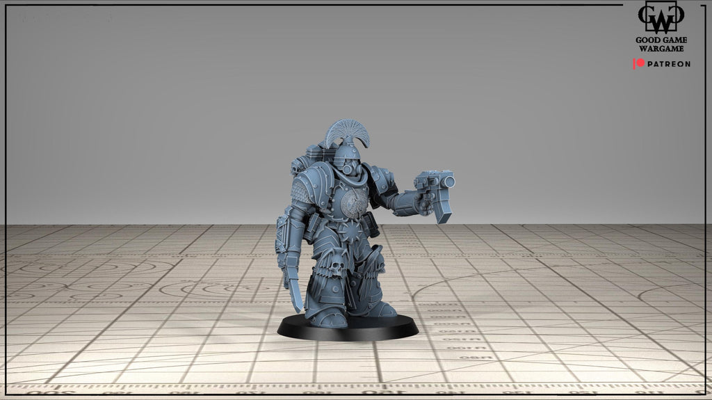 Tonantis Warrior SQ Melee Thunder Warriors SQ Melee Unit by GGW (5 figures supplied) prebuilt